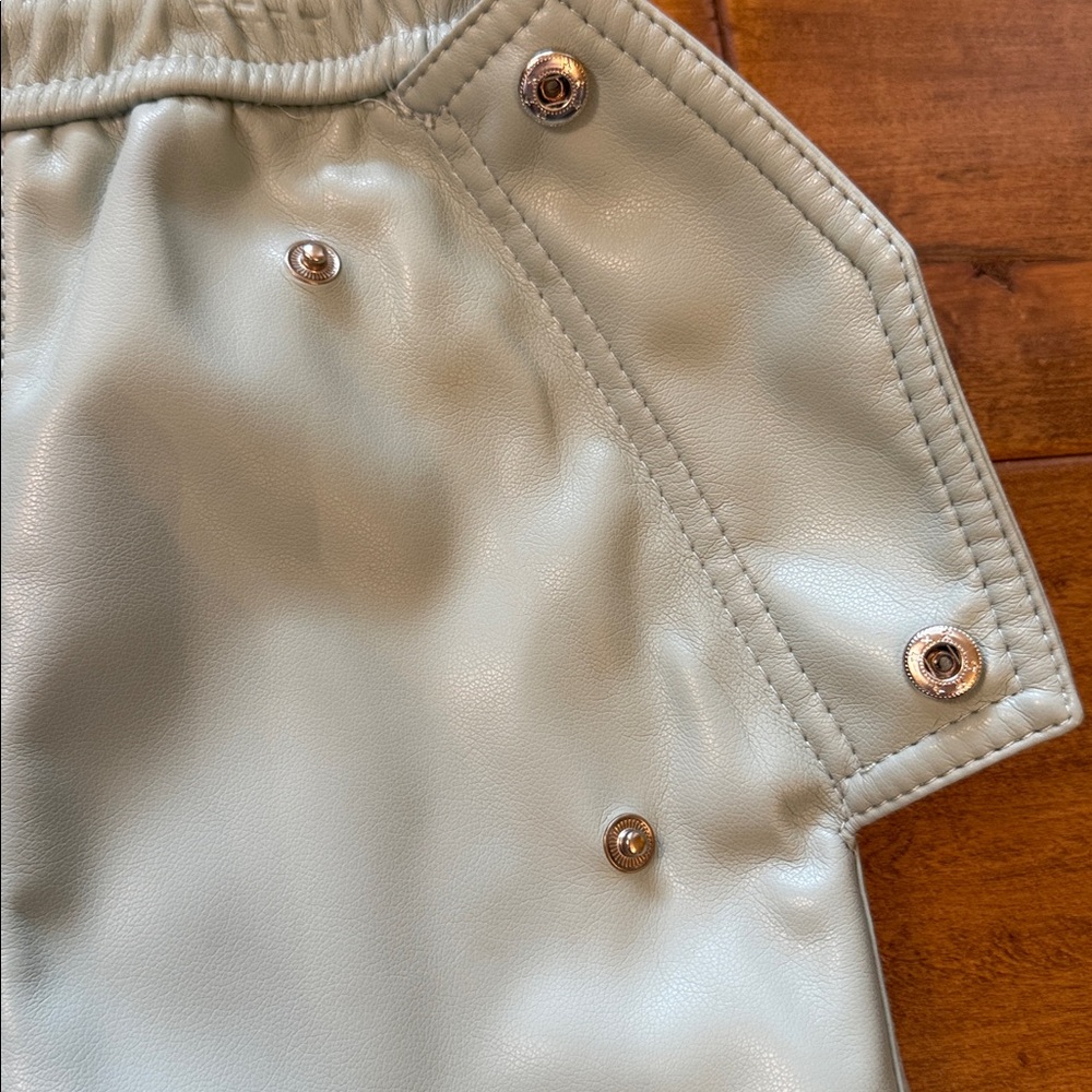 JONATHAN SIMKHAI Doah Vegan Leather Shorts - Picture 7 of 12